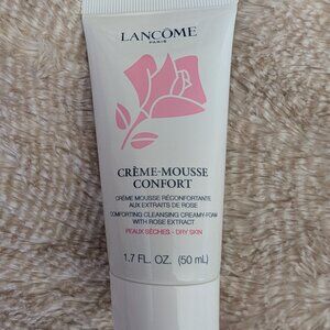 LANCOME Creme Mousse Confort Cleaning Foam Rose Extract Dry Skin‎ 1.7 fl oz 50mL